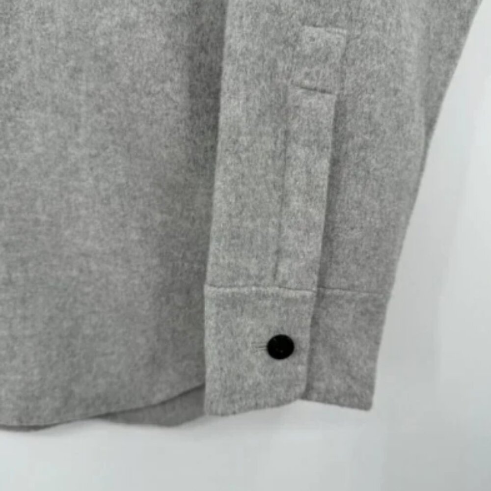 Theory Wool Cashmere Oversized Shirt Jacket LUXE NEW DIVIDE OS JK DF woman’s siz - Picture 5 of 12